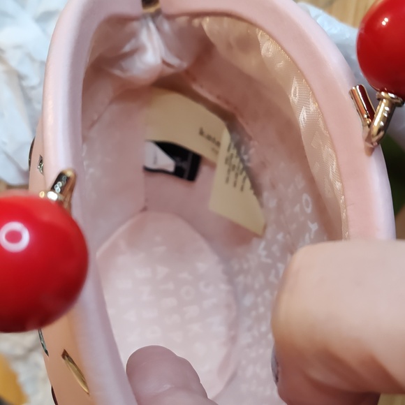 Kate SpadeNWT Take The Cake Pink Cupcake Wristlet with Sparkle Accents - Picture 2 of 4